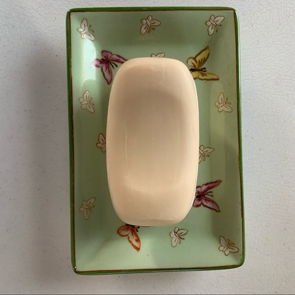 Trinket tray for glasses, jewelry, keys & more - butterflies - Picture 2 of 7